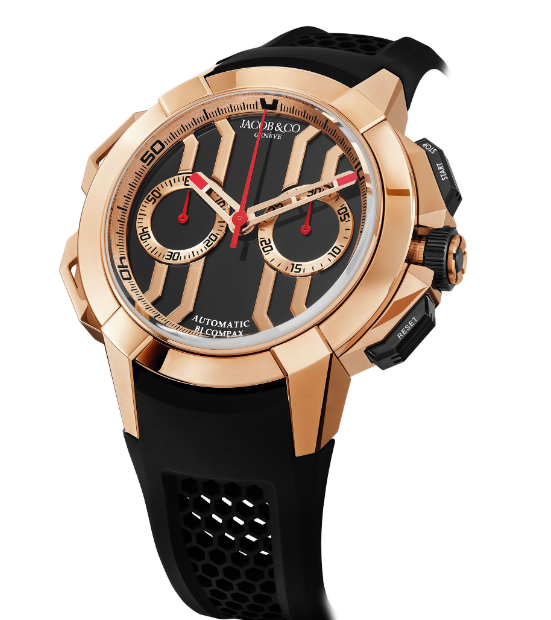 Fake Jacob & Co Epic X Chrono 44 mm Rose Gold EC430.43.AC.AA.ABRUA watch